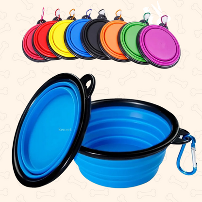 Shadow AdventurePaws Collapsible Travel Dog Bowl