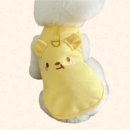 Shadow Teddy Paws Waffle Vest