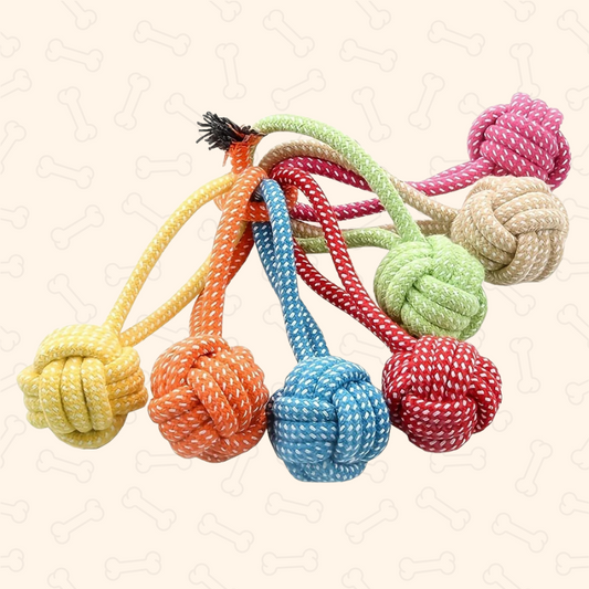 Shadow Durable Cotton Rope Tug Ball – 1pc