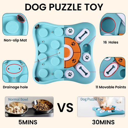 Shadow BrainBoost Dog Puzzle Feeder
