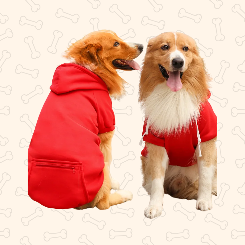 Shadow Reversible Plaid Winter Dog Coat with Hood – Waterproof Pet Jacket for Small to Large Dogs
