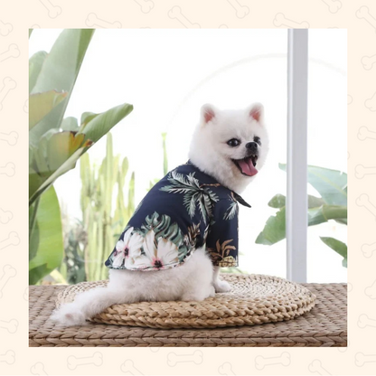 Shadow Hawaiian Breeze Dog T-Shirt – Cool, Comfy & Island-Ready