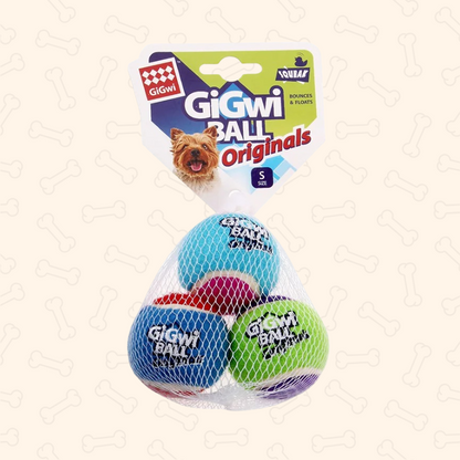 Shadow Bounce & Squeak Dog Tennis Balls – 3-Pack Interactive Play Toy