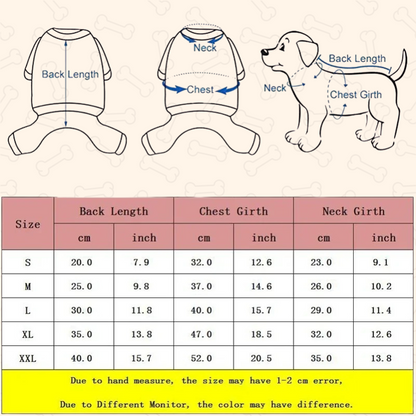 Shadow CozyStripes™ Winter Fleece Dog Hoodie