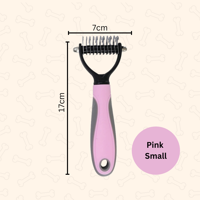 Shadow Dual-Edge Pet Deshedding Comb