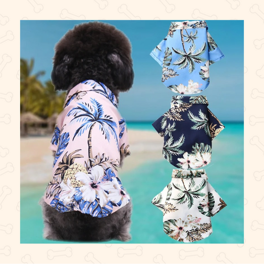 Shadow Hawaiian Breeze Dog T-Shirt – Cool, Comfy & Island-Ready
